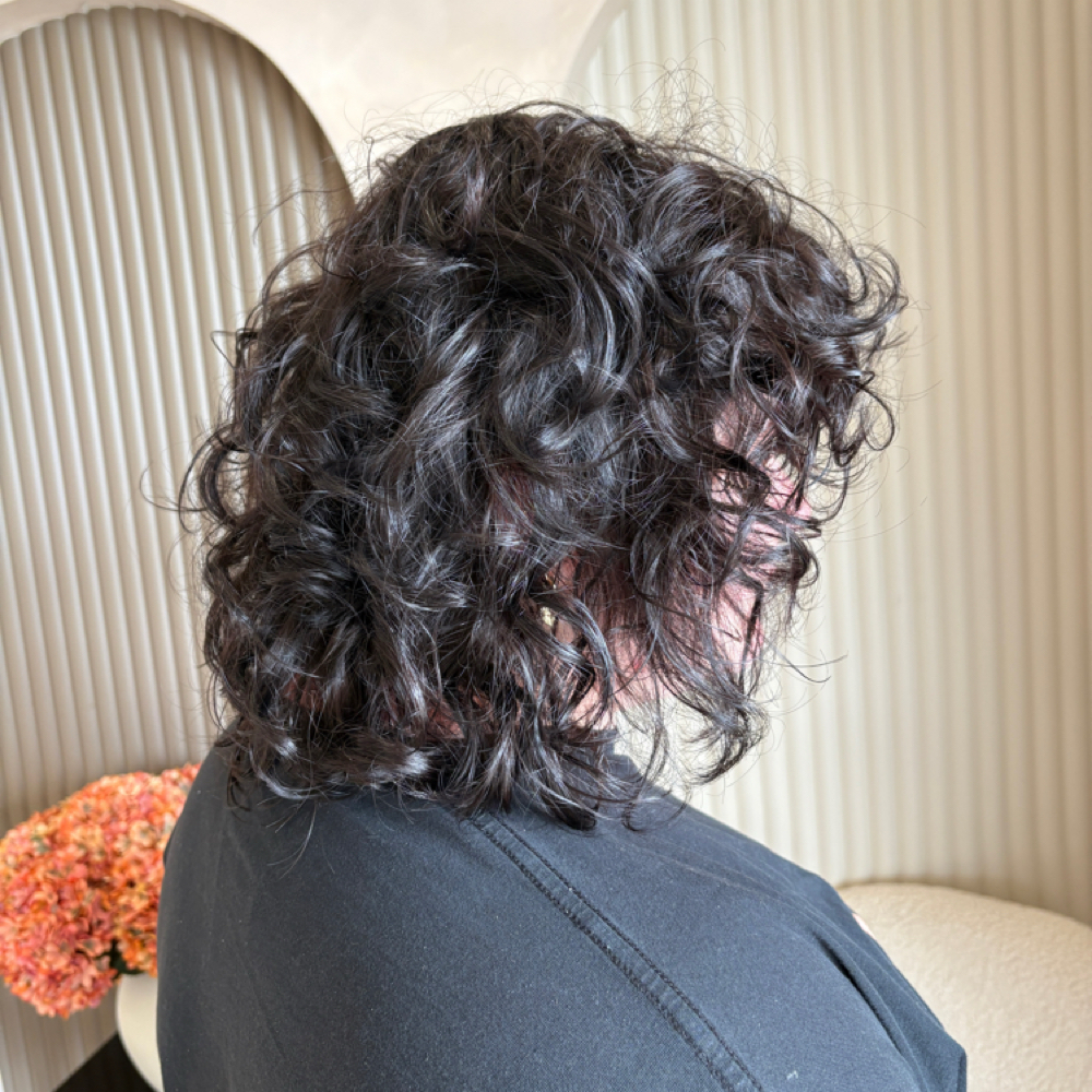 Custom Curly Haircut at Golden Hour Studio in Loveland, CO