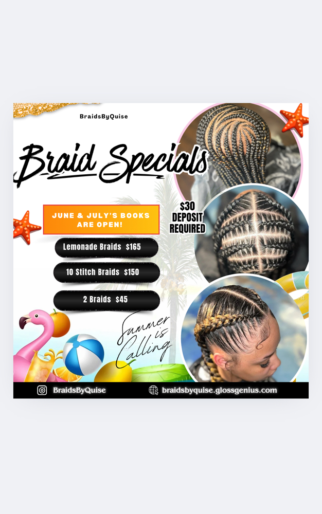 10 Stitch Braids