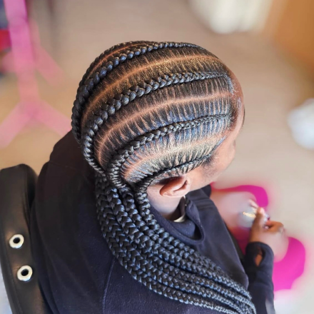 6 Stitch Braids at Braids By Tica in Morrow, GA