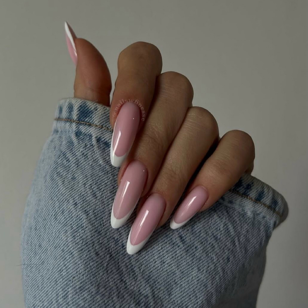 Russian Manicure + Extensions at NP nailstudio in Cranston, RI