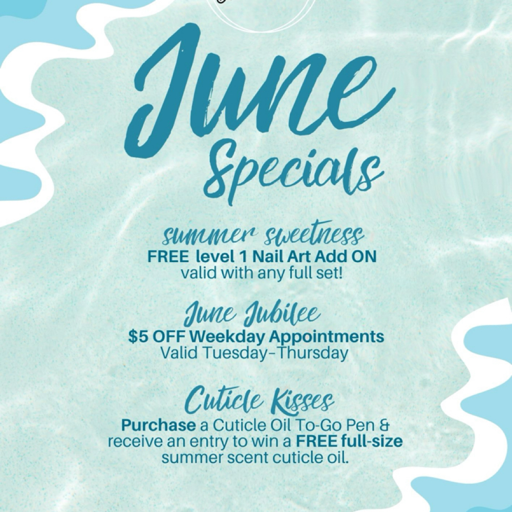 (June Special) June Jubilee at Nails by Jasmine in Parkersburg, WV