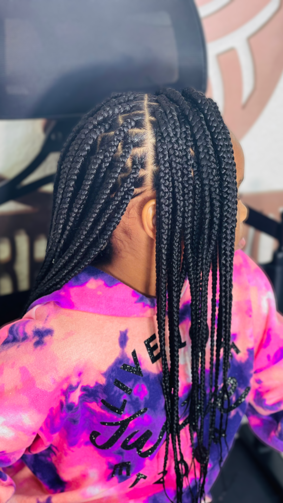 Medium | Mid-Back Box Braids at H& R Beauty Spot in Oakland Park, FL