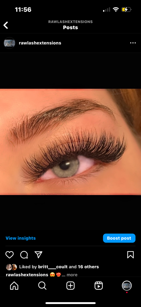 Hybrid at Raw Lash Extensions in Ambridge, PA