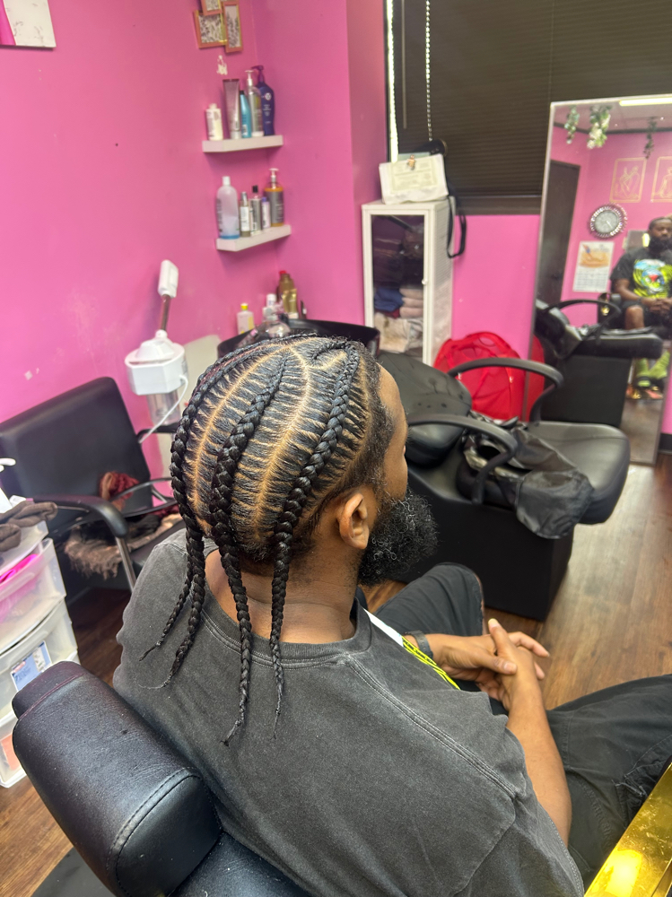 Men 4 Stitch Braids