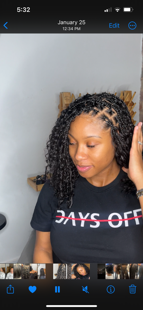 Medium Bob Boho
