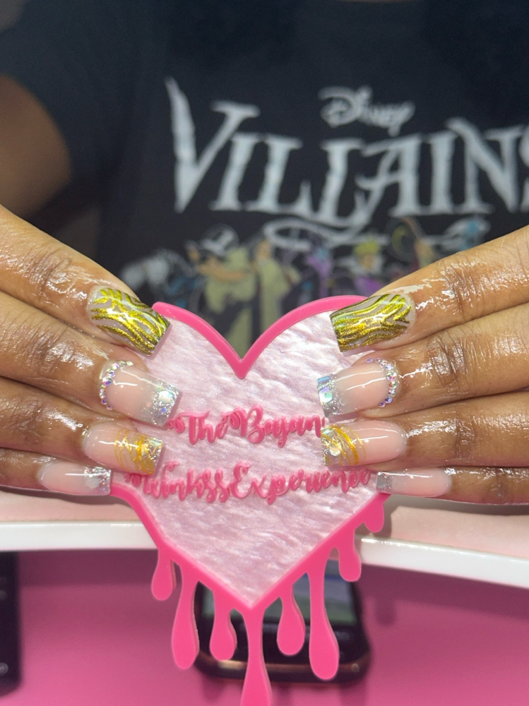 Ombré/Marble at The Bajan Winkss Experience in Jonesboro, GA
