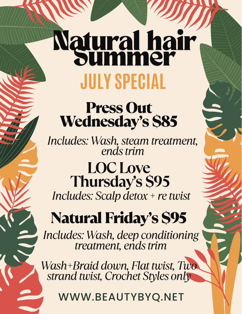 Loc Love - Thurs (July Only)