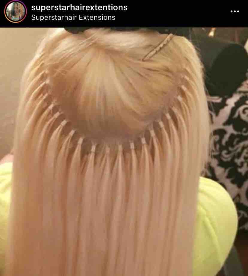 Full Head Hair Extensions / I Tips