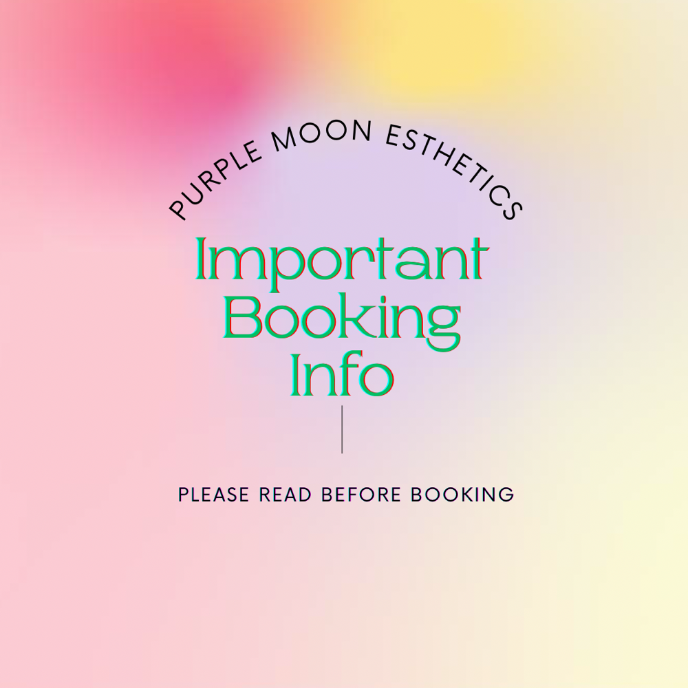 (Please Read Before Booking)