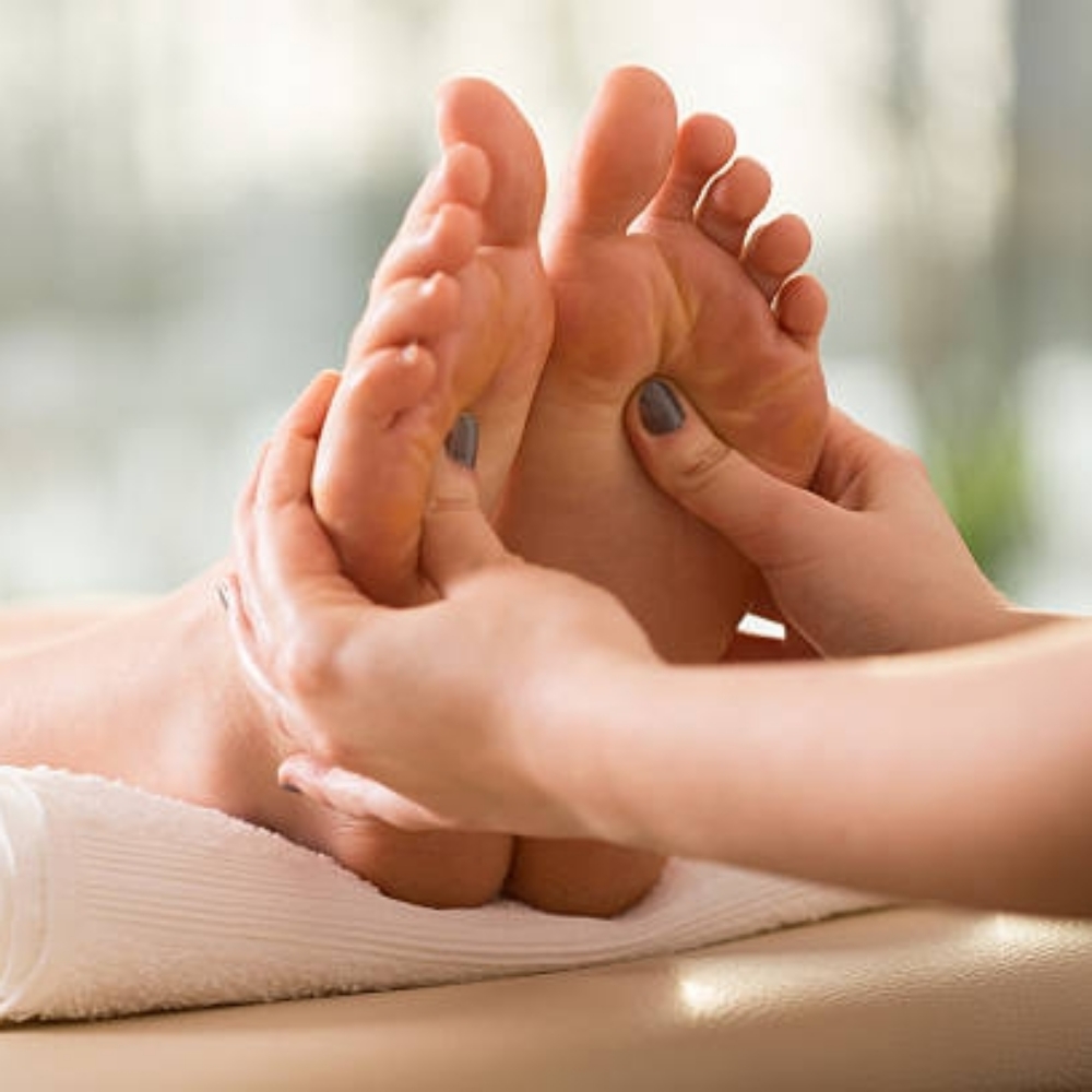 Foot Reflexology Session at Ikole Beauty * Indigo Nail Stylist in Alexandria, VA