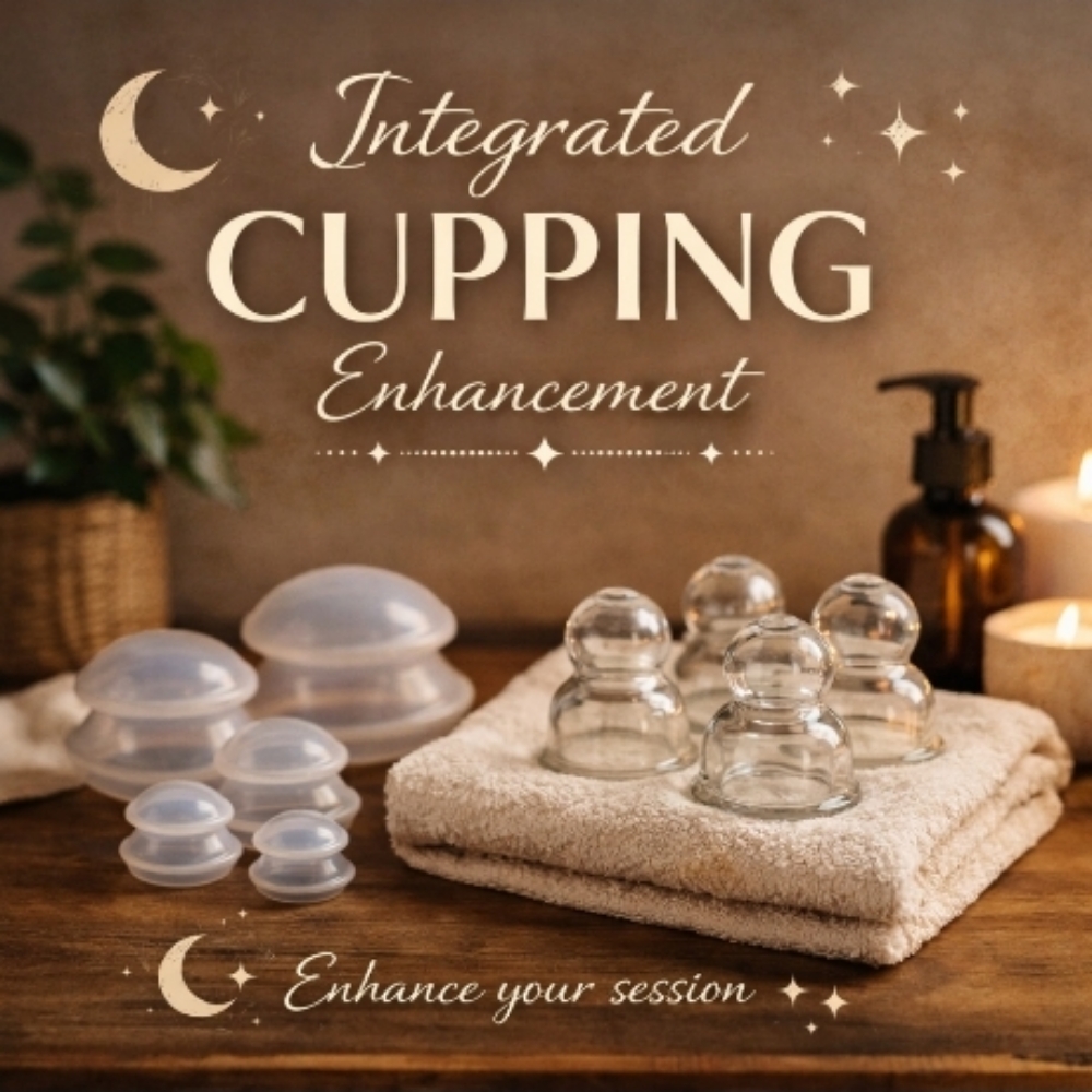 Integrated Cupping Enhancement at Calm in the Chaos Massage in Sharon, MA