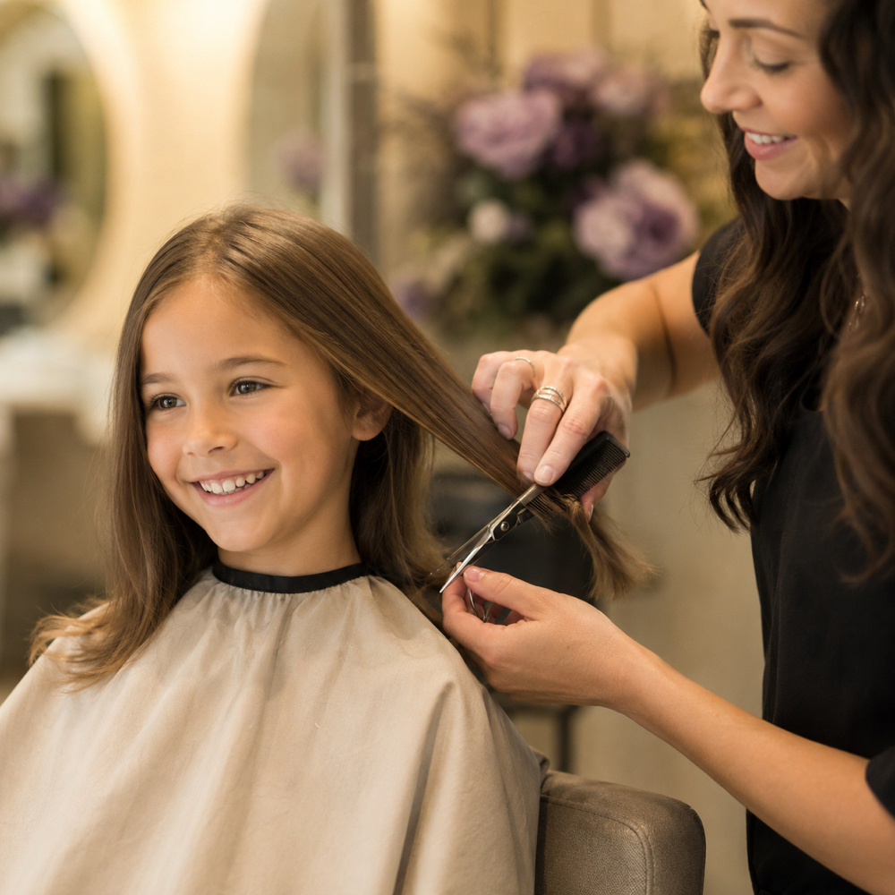 Child's Haircut Ages (12 and under) at Smashing Violet Studio in Manhattan, MT