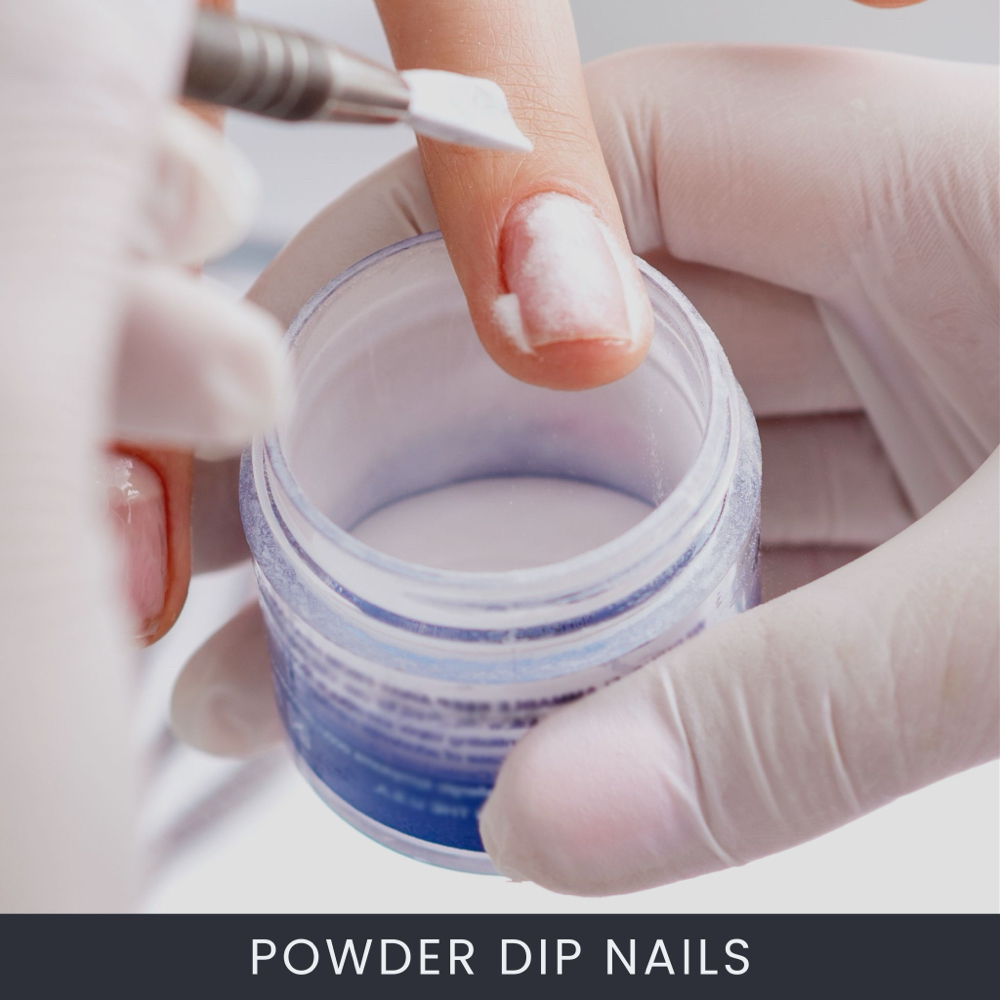 Full Set Of Dip Acrylic Nails at The Hive Salon Spa in Galt, CA