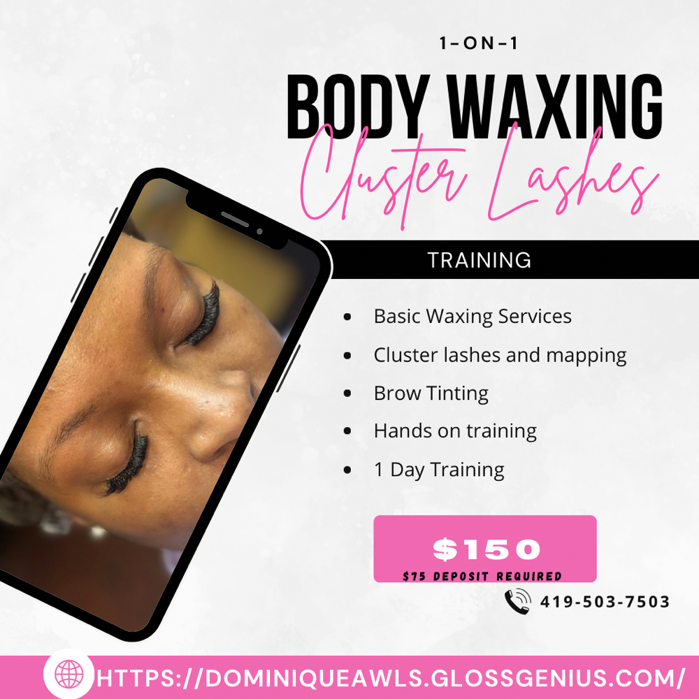 Body Wax & Cluster Lashes & Brow at In The Kut Salon in Toledo, OH
