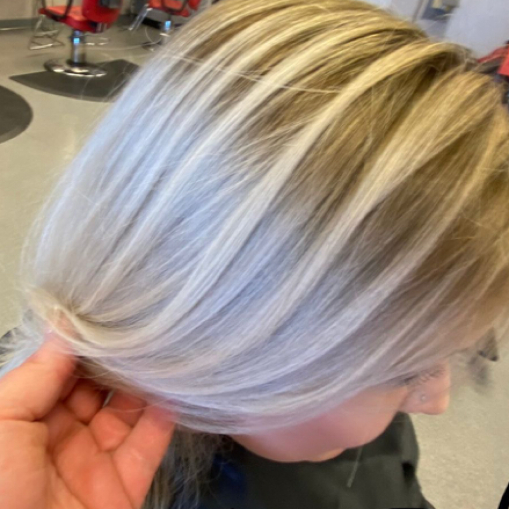 luxury blonding full at Perfectly Petty Hair in Colorado Springs, CO