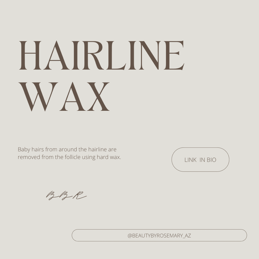 Hairline Cleanup Wax
