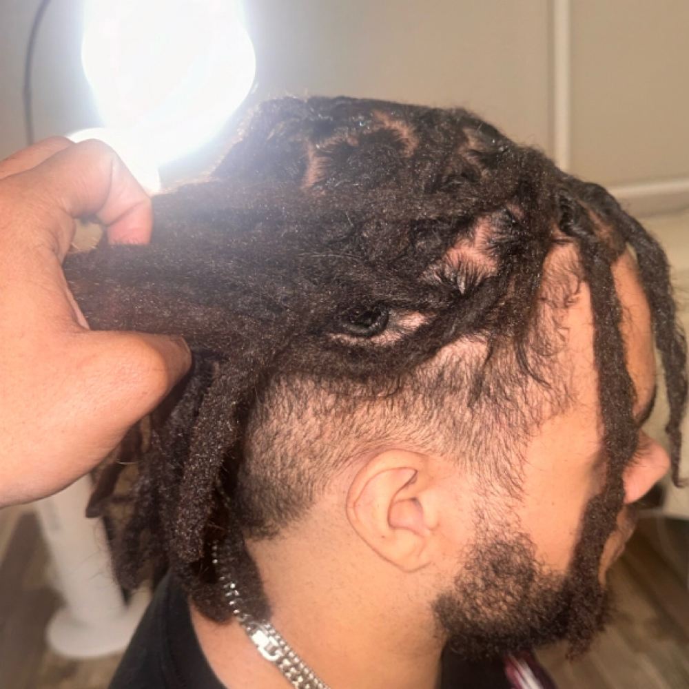 Loc Extensions Install at Ldnluxehair in Scottsdale, AZ