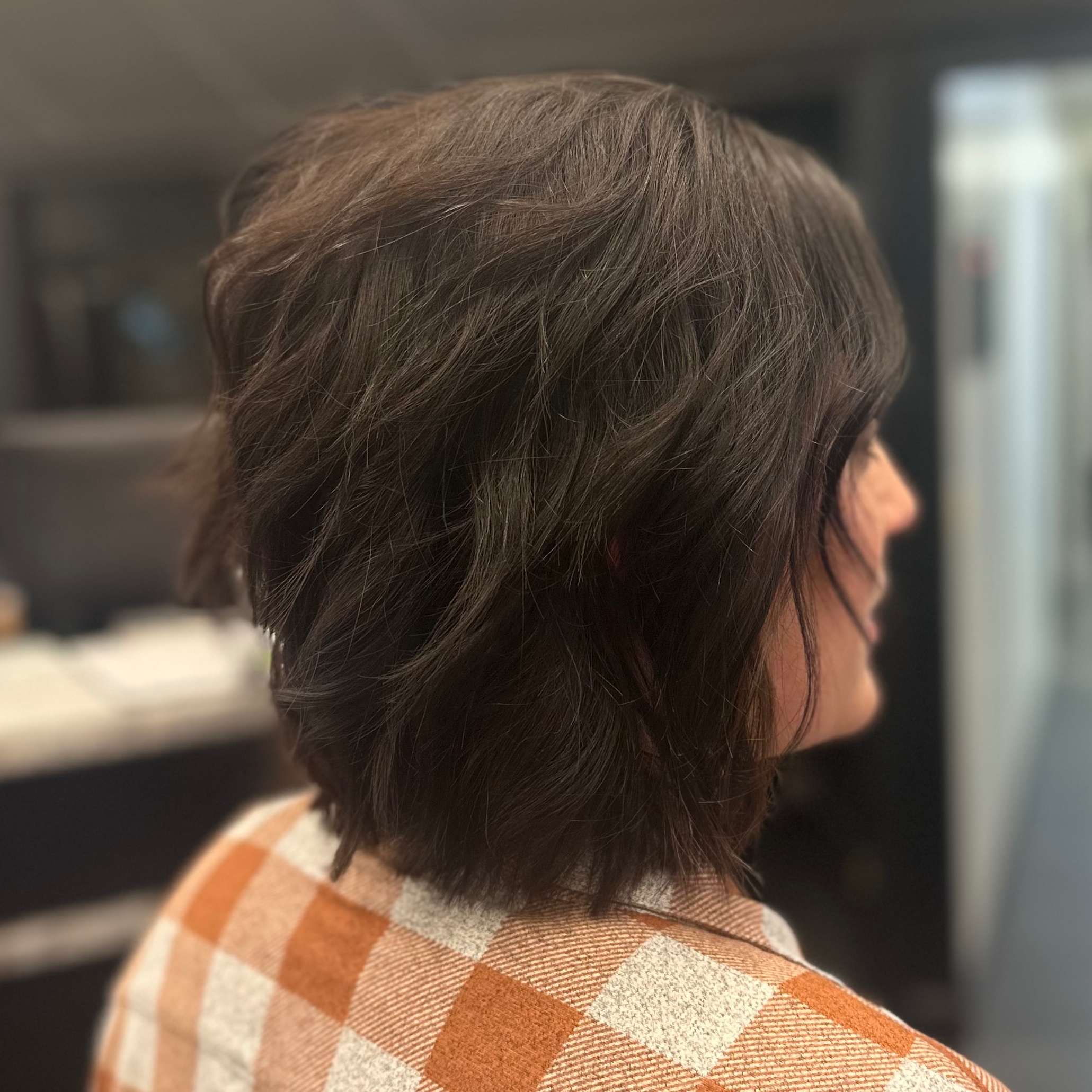Wash and style at Amanda’s Hair Chair in Lima, OH