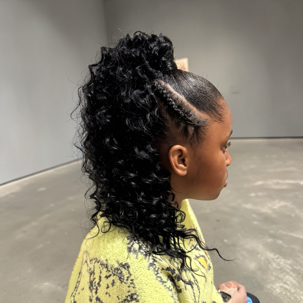 Sleek ponytail at Pretty Goals by GG