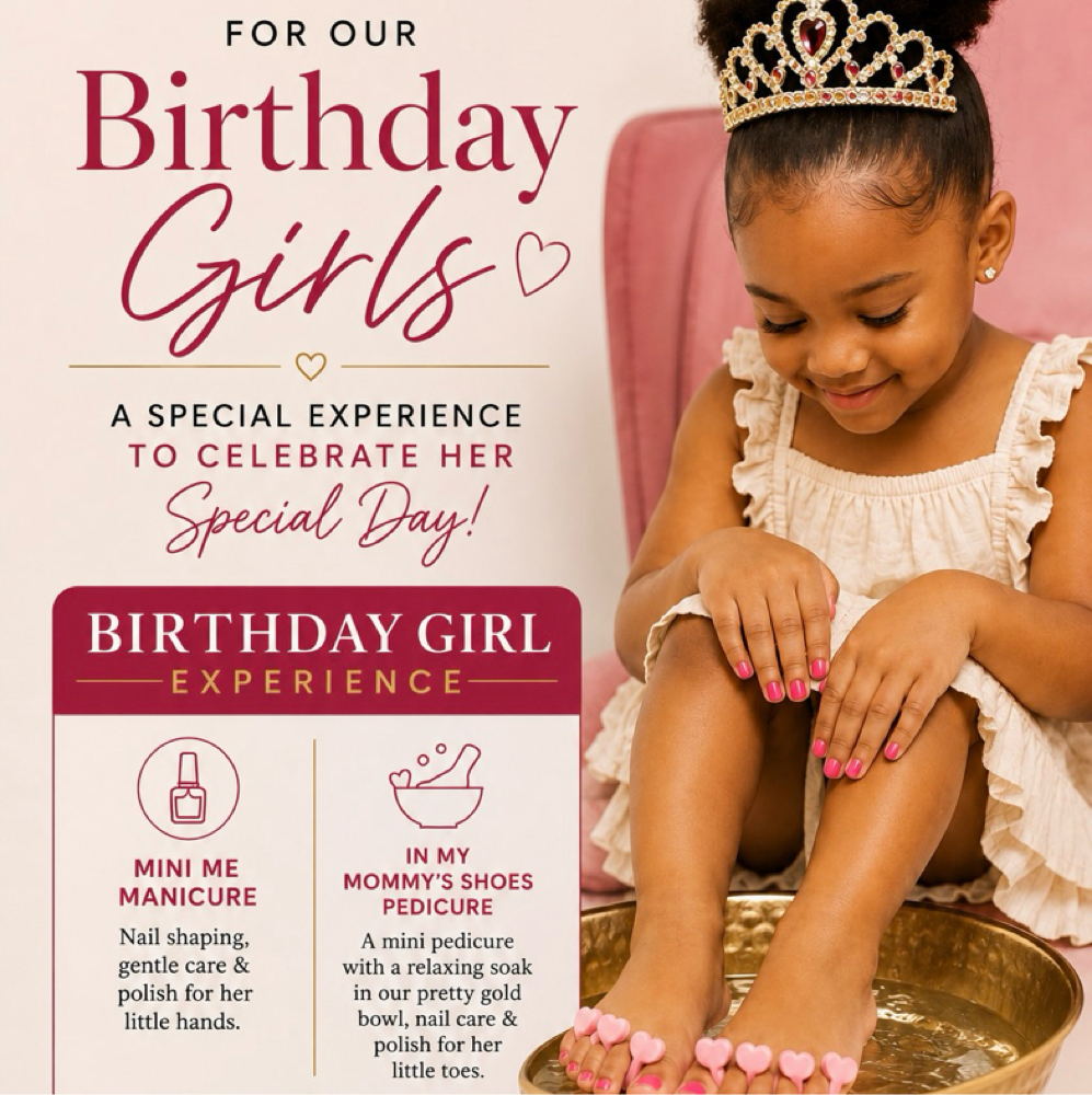 The Birthday Girl Experience at Material Girl Nail Boutique in Memphis, TN