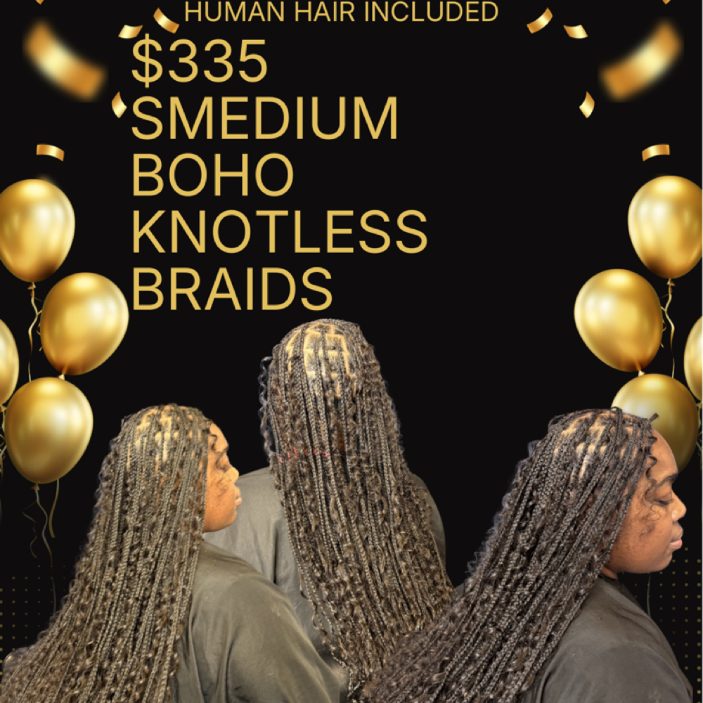 Smedium Boho Knotless Special at My HandsofGrace in Clinton Township, MI