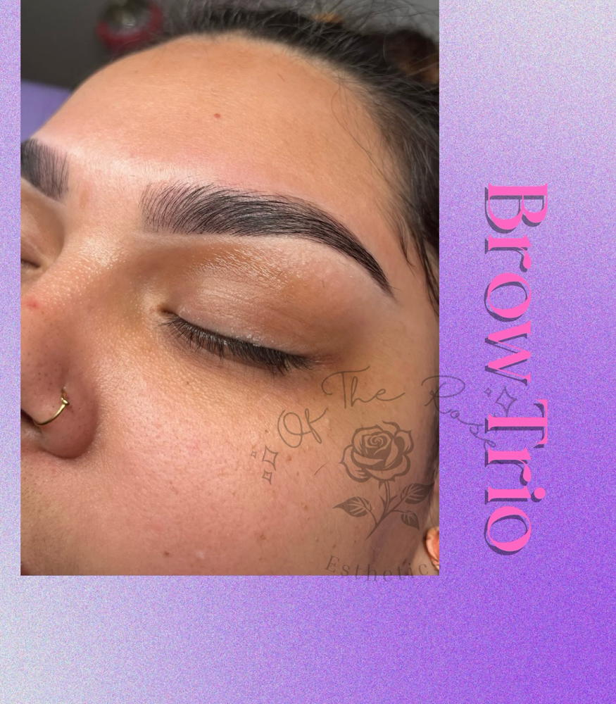 Brow Trio at Of The Rose Esthetics in Fresno, CA