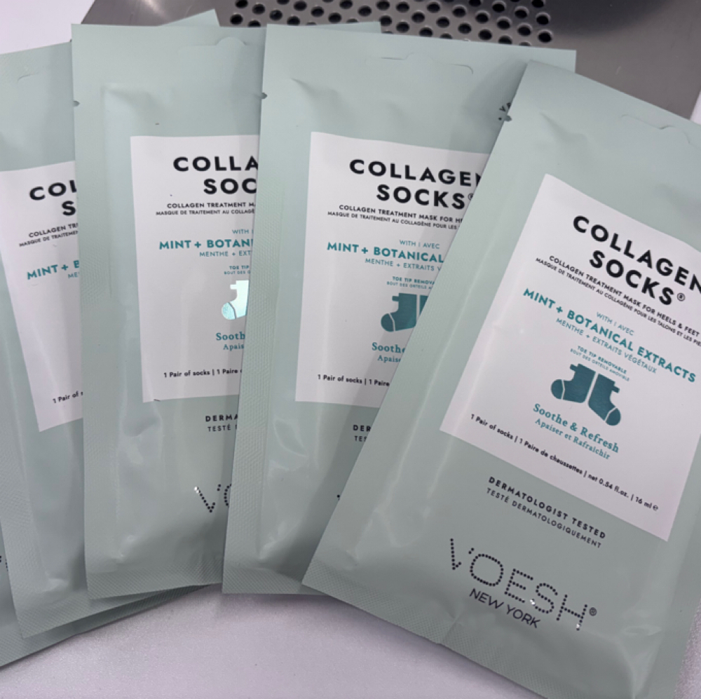 Collagen Socks at The Nail Vault in Williamsburg, VA