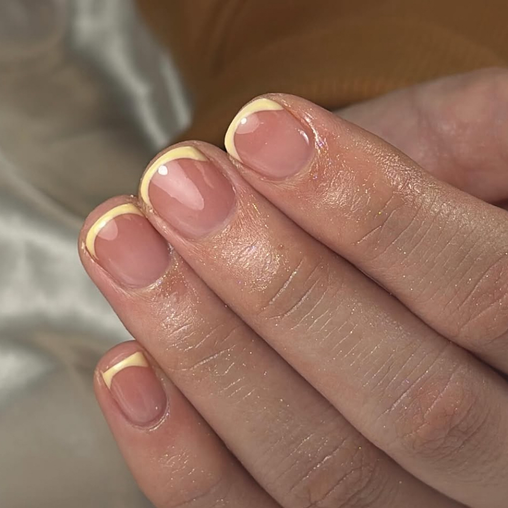 Gel Manicure On Bare Nails at Gilded Nails Studio in San Antonio, TX
