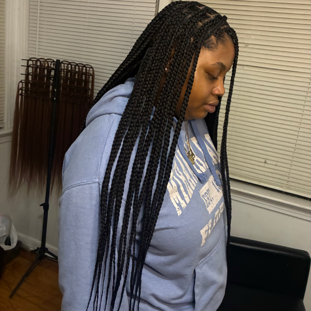 Waist Length at BraidsByJinece in Wichita, KS