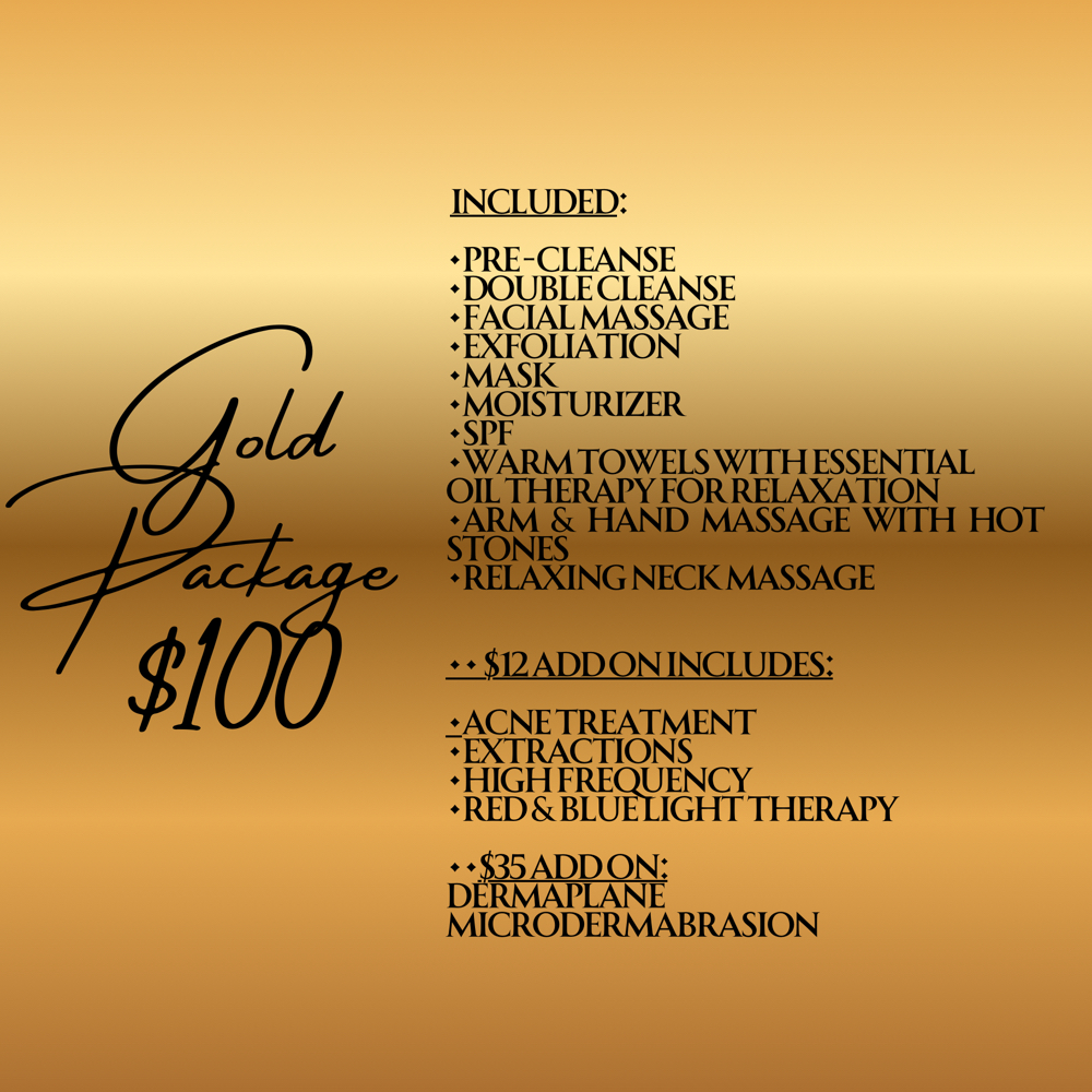 Gold Package at Edna’s Treatment Room in Oklahoma City, OK