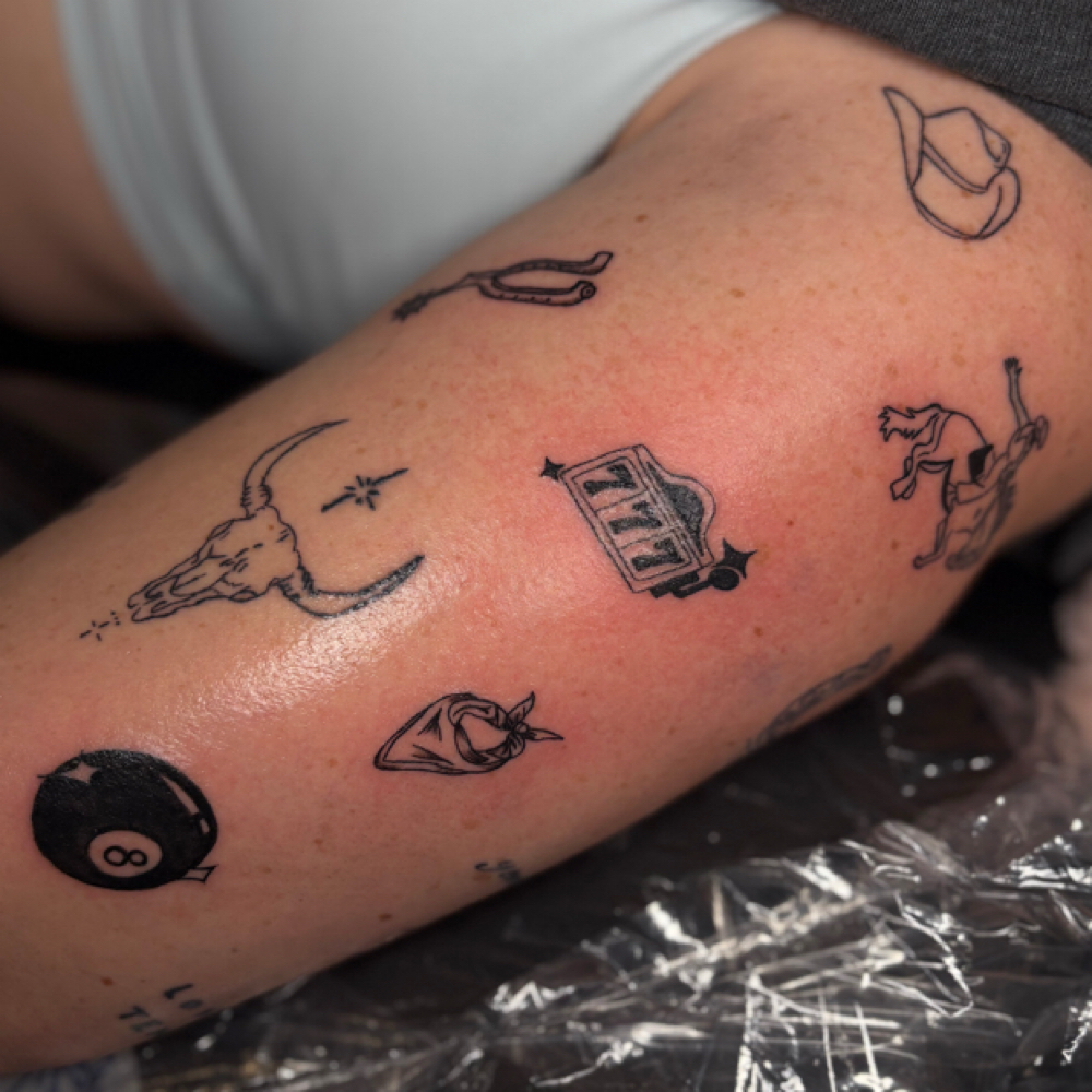 Medium / Multiple Small Tattoos at Retro Glow Beauty Co in Enumclaw, WA