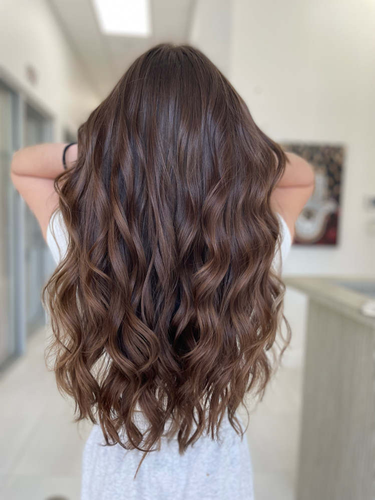 Curls/Flat Iron (add on)