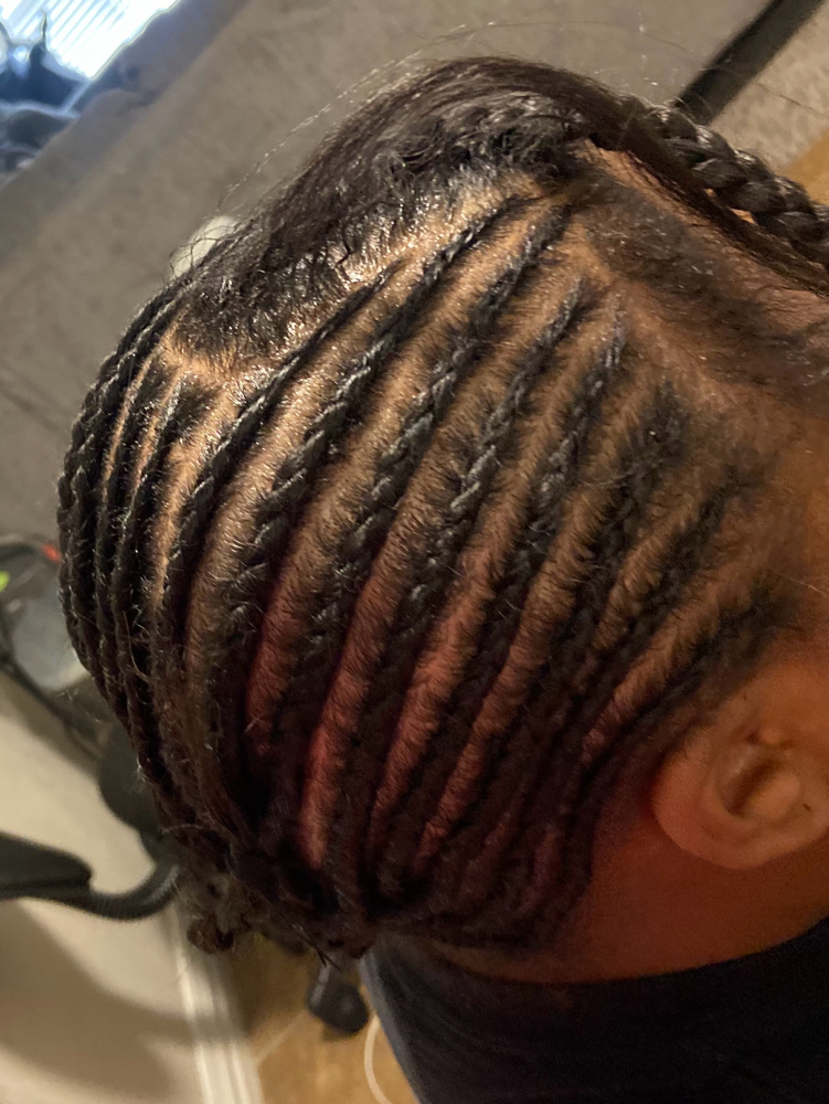 Scalp Braids To The Back