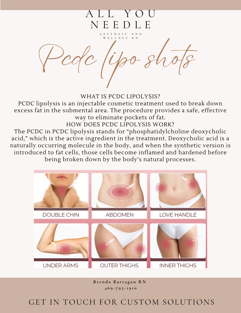 Lipo Shots ( PCDC ) Fat Dissolver at AllyouneedlexBB in Grand Praire, TX