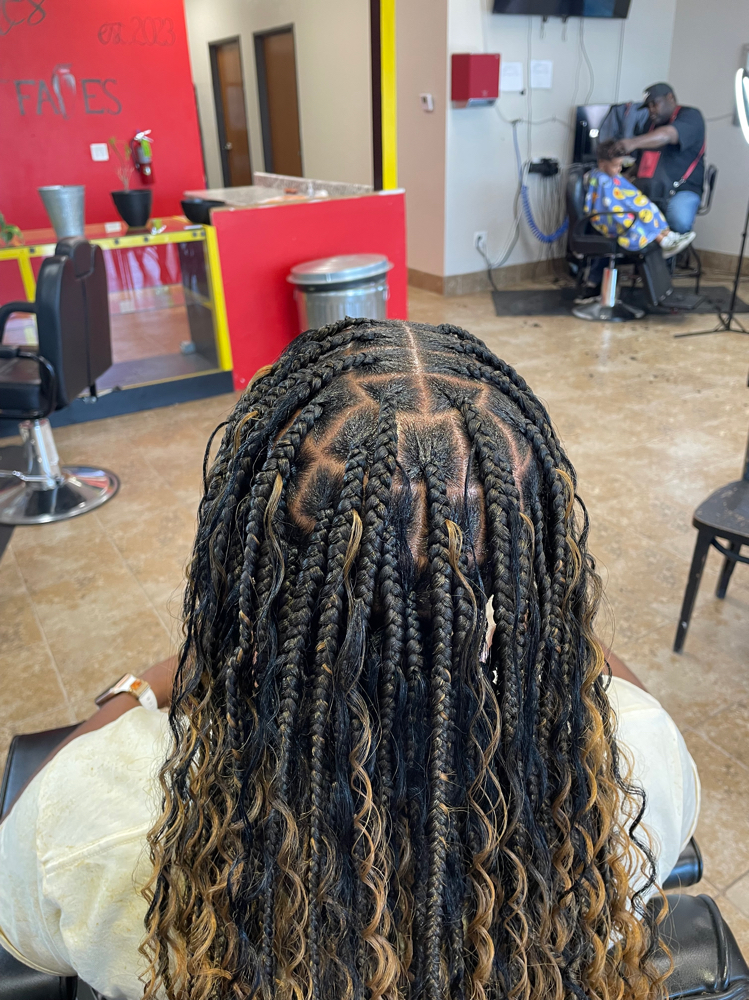 Boho Knotless Braids