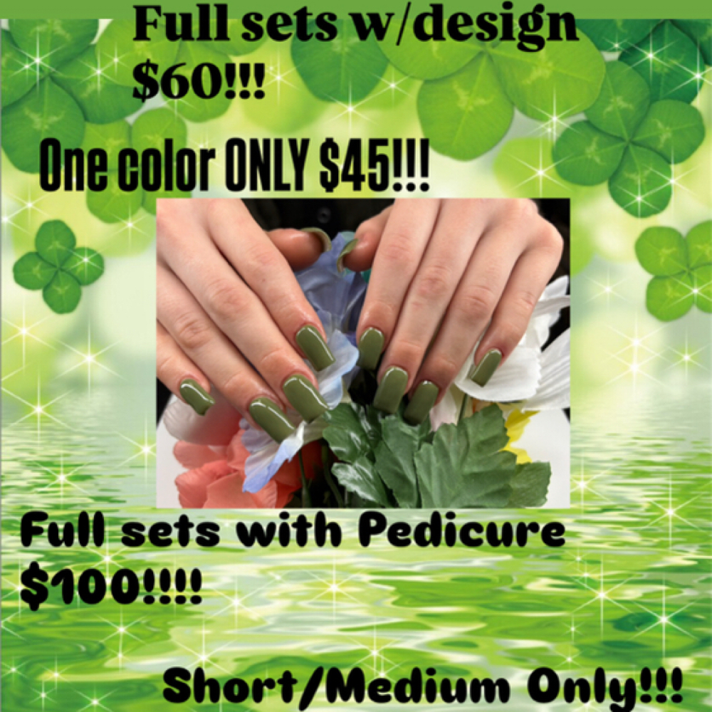 St.Patrick’s Special!!!!! at Tiff-tastic’s Salon and Spa in Battle Creek, MI