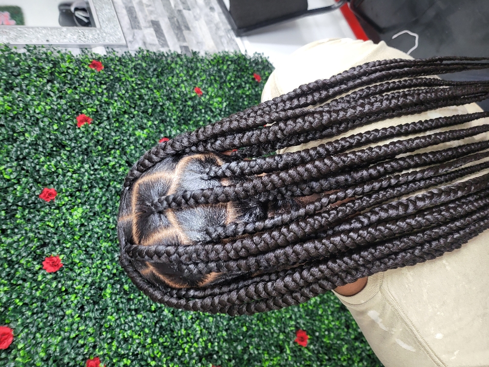Large Knotless Braids at @ivtebeautyplace in Suitland  Md, MD