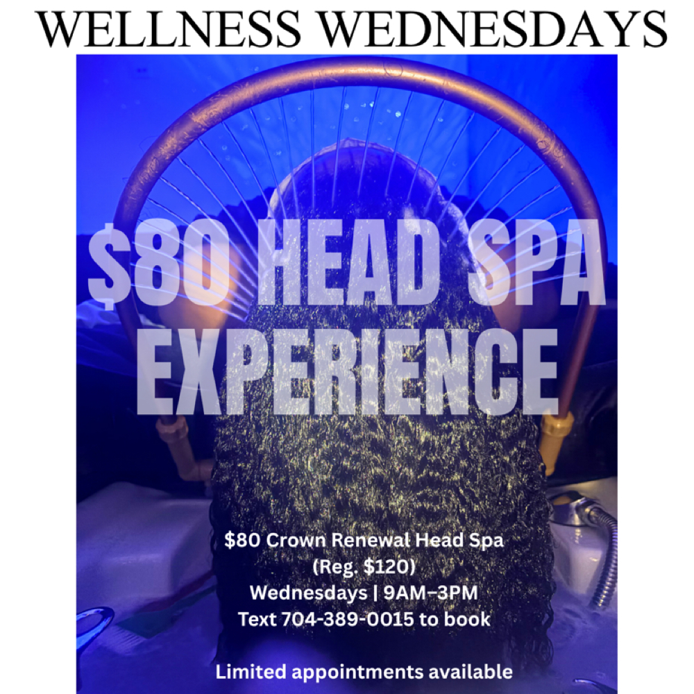 WELLNESS WEDNESDAY SPECIAL! at The Sapphire Oasis™ in Huntersville, NC