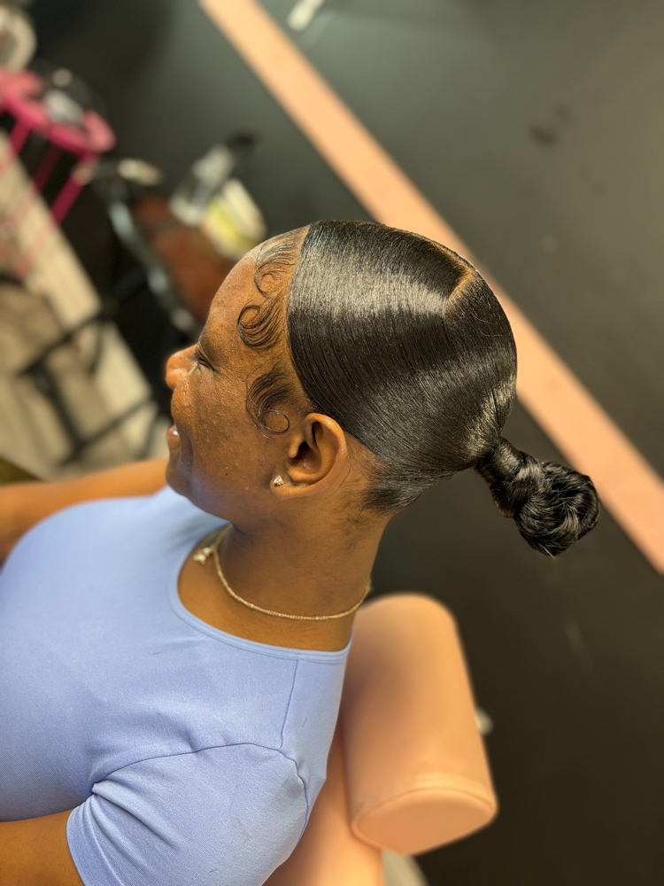 Sleek Bun/Ponytail at Shanell Lux in Cincinnati, OH
