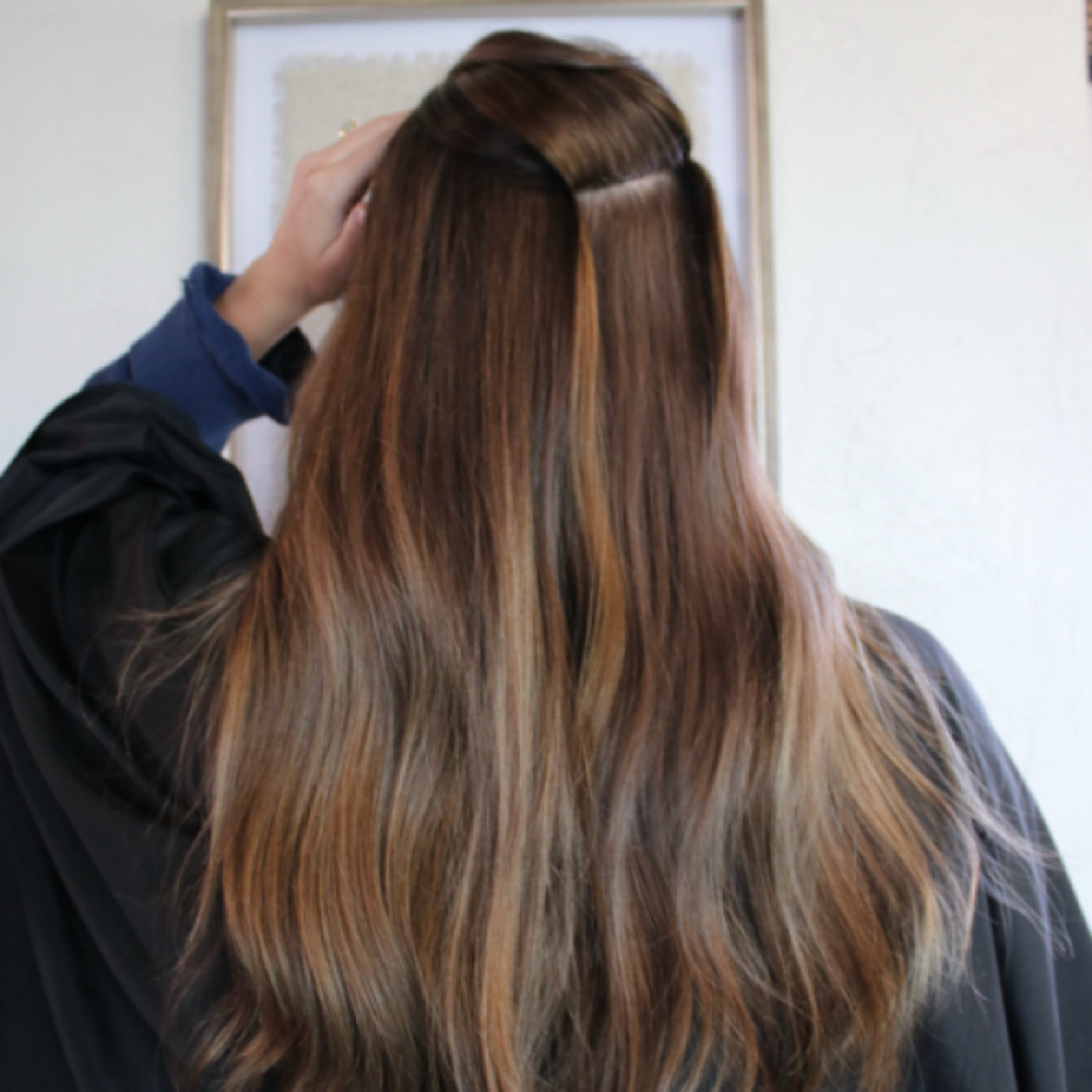 Invisible Extension Install at Hair by Aspen x Mia Salon in Mckinney, TX