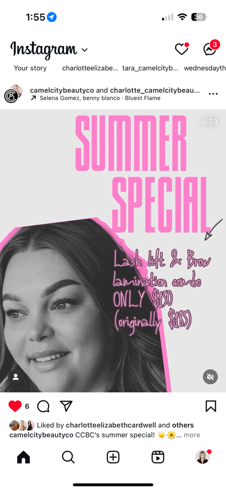 Summer Special-Lash Lift/Brow Lami
