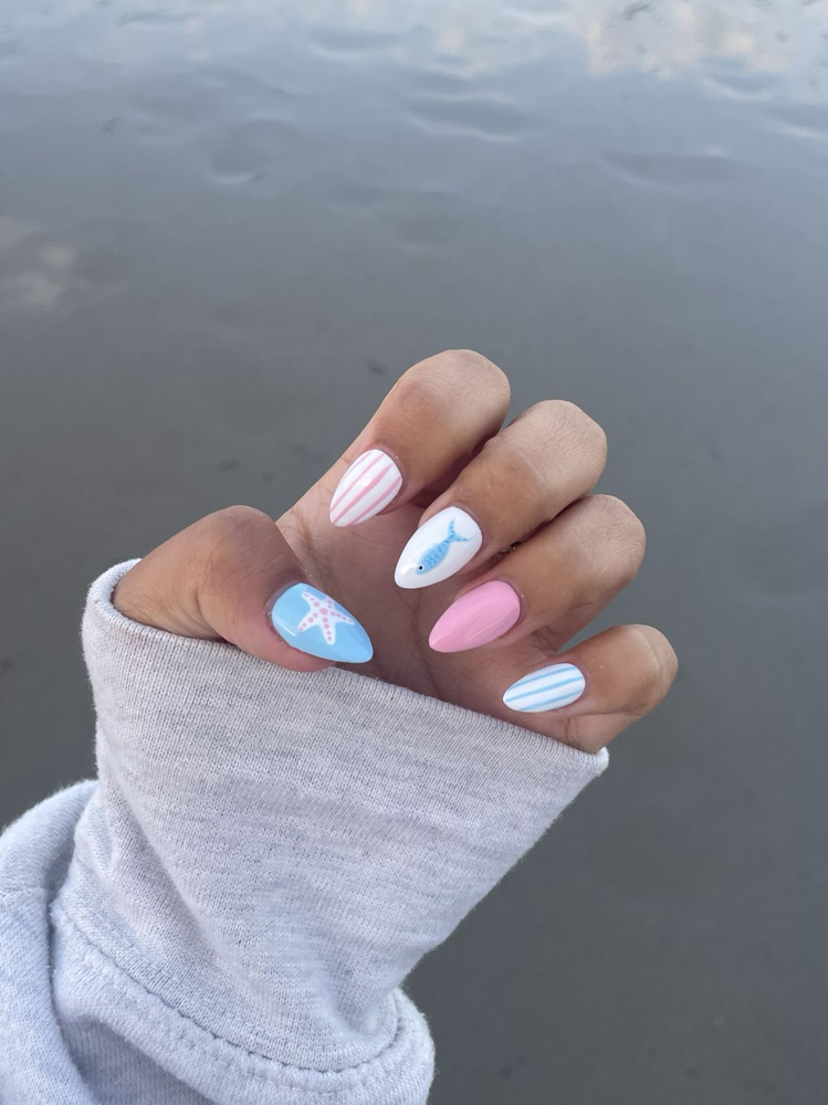 Dip with tips and full design at Ciao Bella Salon in Grandville, MI