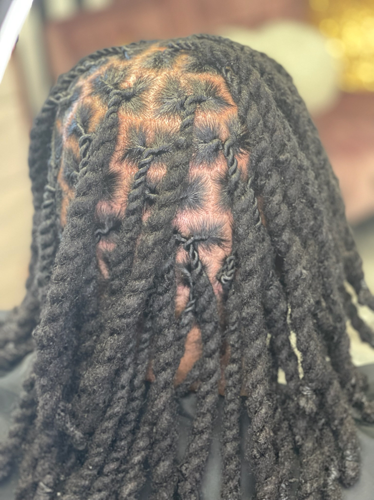 Loc Styling Two Strand Twist