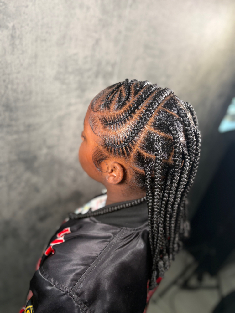 Large Fulani Knotless (6-12)