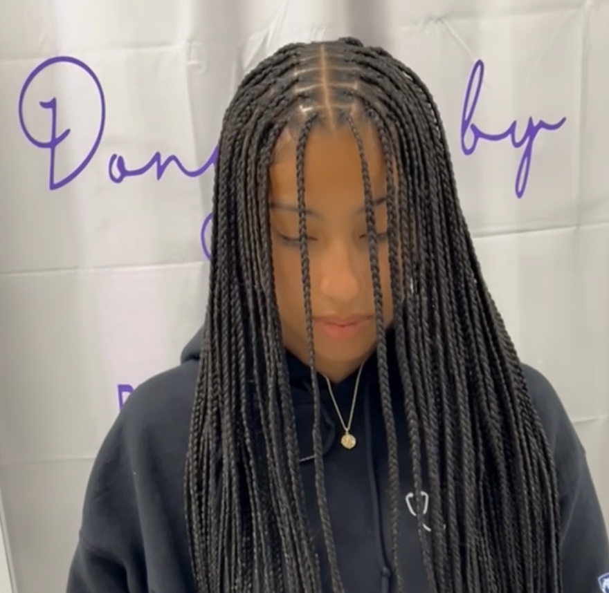 Small Knotless Braids