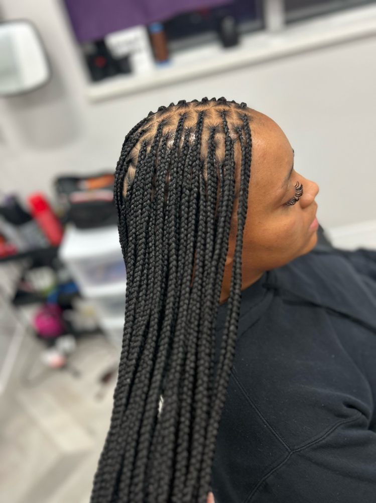 Small Knotless Braids
