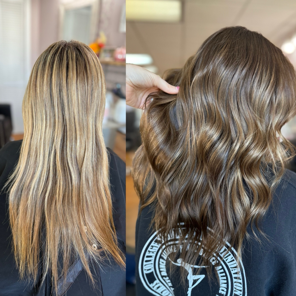 Complete Color Change at Styled By Colby in Wallingford, CT