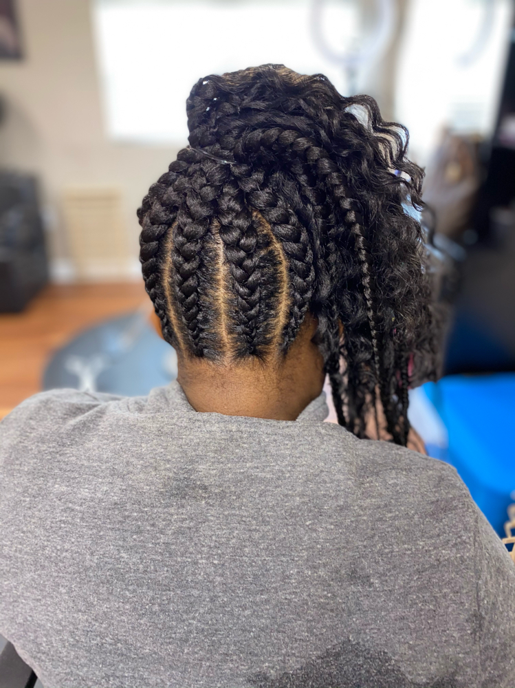 5-6Feed in Braids