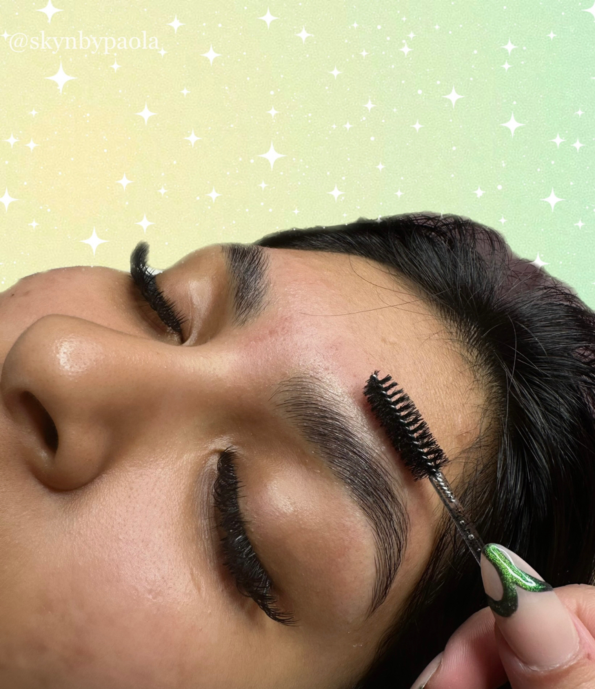 Brow Lamination + Brow Wax/tweeze