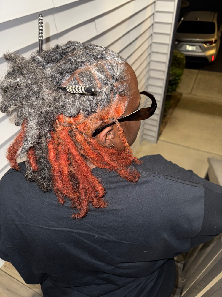 Partial Coloring Service at Boom’s Basement in Greensboro, NC